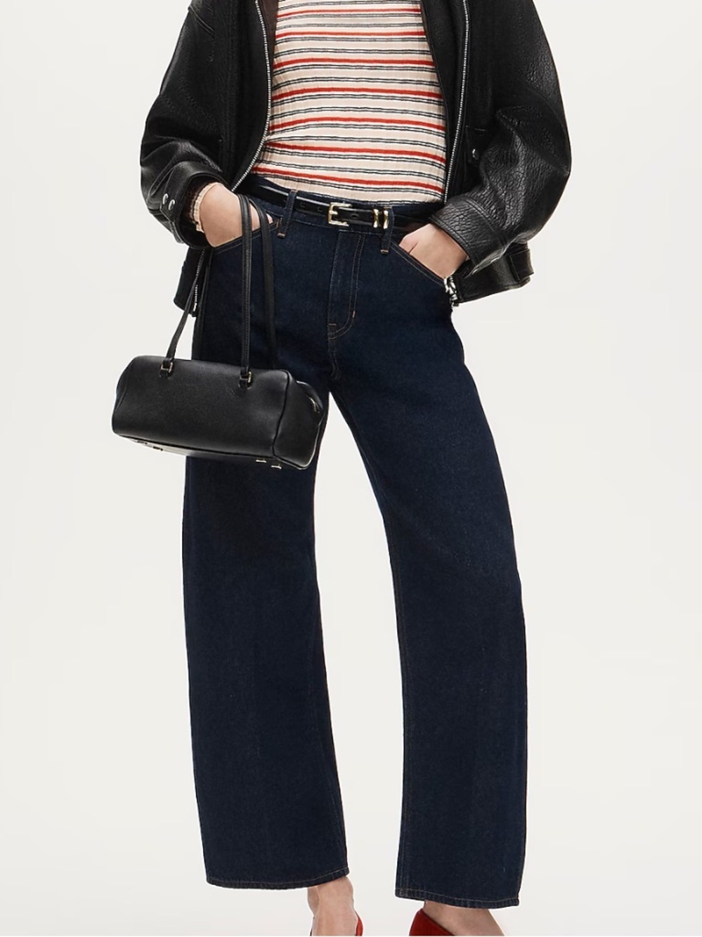 J crew rinse wash Zoe barrel jean